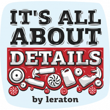 Стикер «It's all about details» LERATON