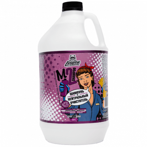 Нейтральный шампунь + очиститель с индикатором 2в1 LERATON M2 Shampoo 3,8л. Нейтральный шампунь + очиститель с индикатором 2в1 LERATON M2 Shampoo 3,8л.