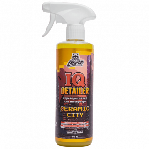 Детейлер-спрей для интерьера LERATON IQ Detailer CERAMIC CITY 473мл Детейлер-спрей для интерьера LERATON IQ Detailer CERAMIC CITY 473мл