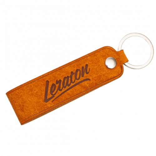 Брелок из натуральной кожи LERATON OLMO (оранжевый) Брелок из натуральной кожи LERATON OLMO (оранжевый)